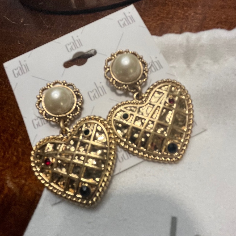 Cabi Heart of Gold Earings